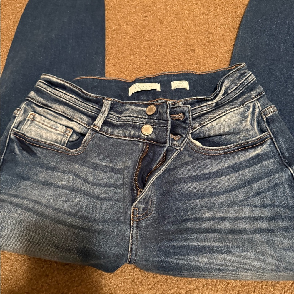 KanCan High Rise Dark Blue Jeans